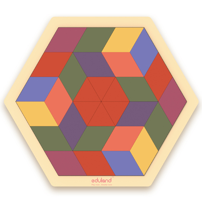 Mosaik Puzzle-Rhombus