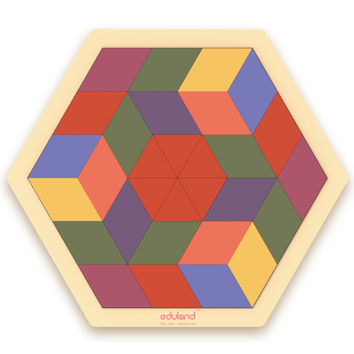 Mosaik Puzzle-Rhombus