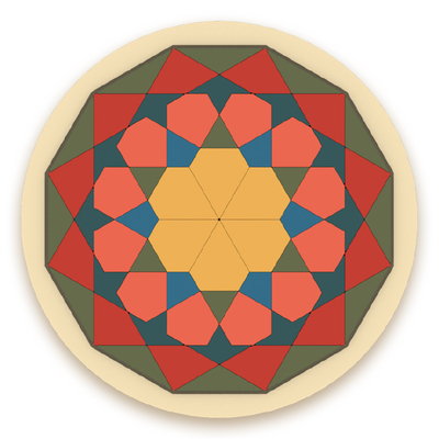 Mosaik Puzzle-circle