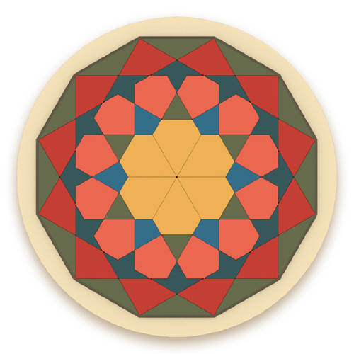 Mosaik Puzzle-circle