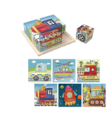 Wooden Cubes Blocks -Traffic